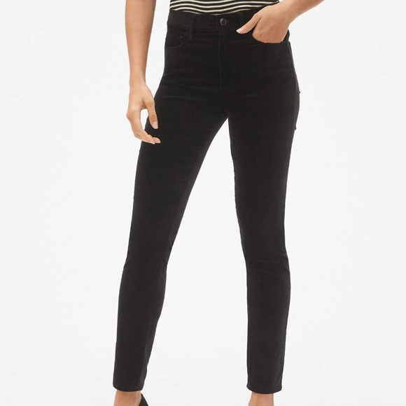 gap velvet pants